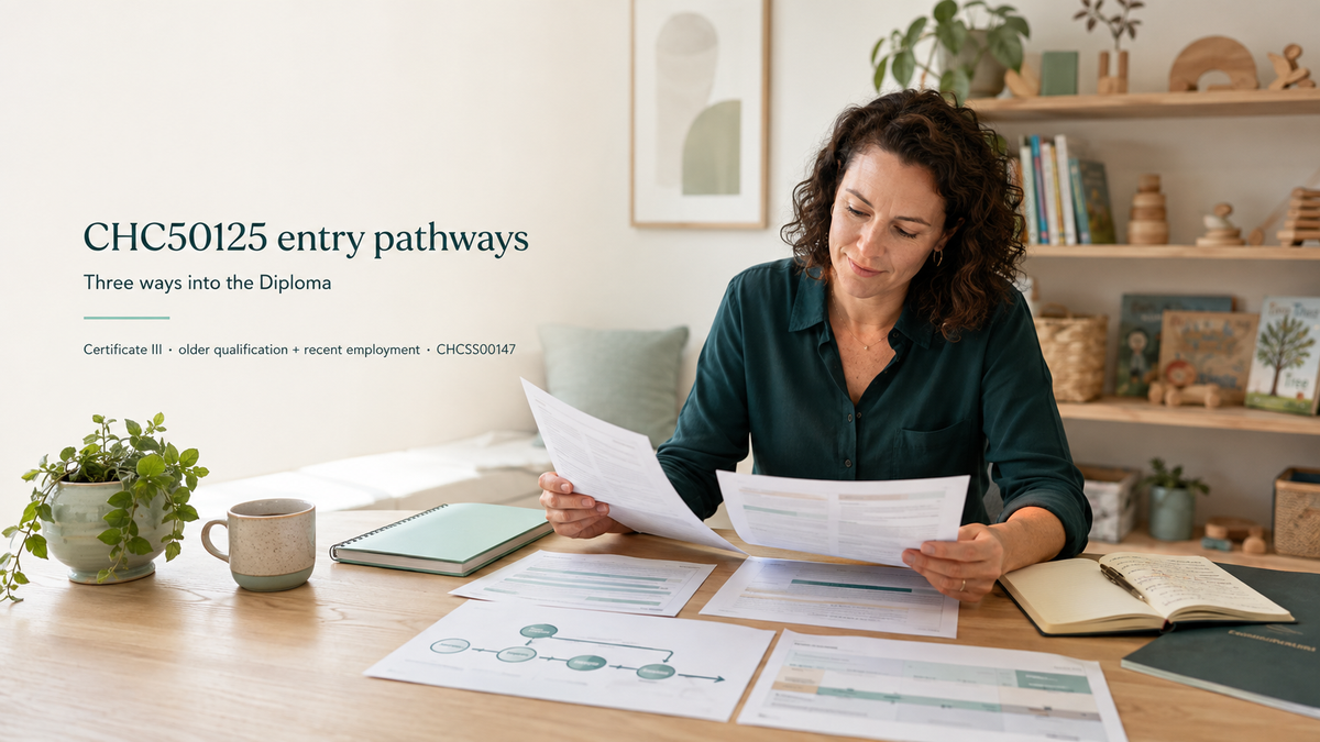 Can You Start CHC50125 Without CHC30125? The Childcare Diploma Entry Rules Explained